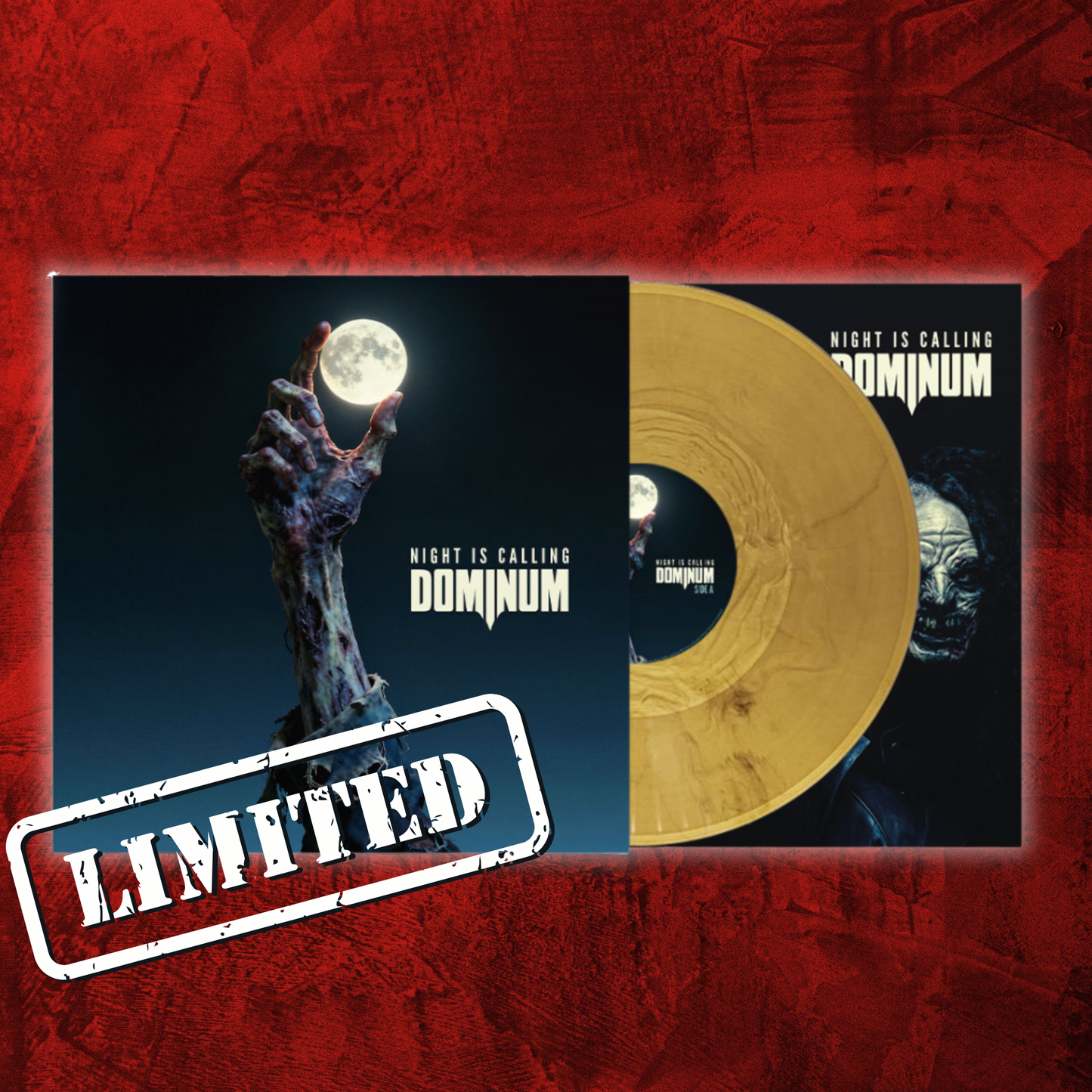 Limited (100 pcs) Vinyl – Night Is Calling (Gold Marbled)