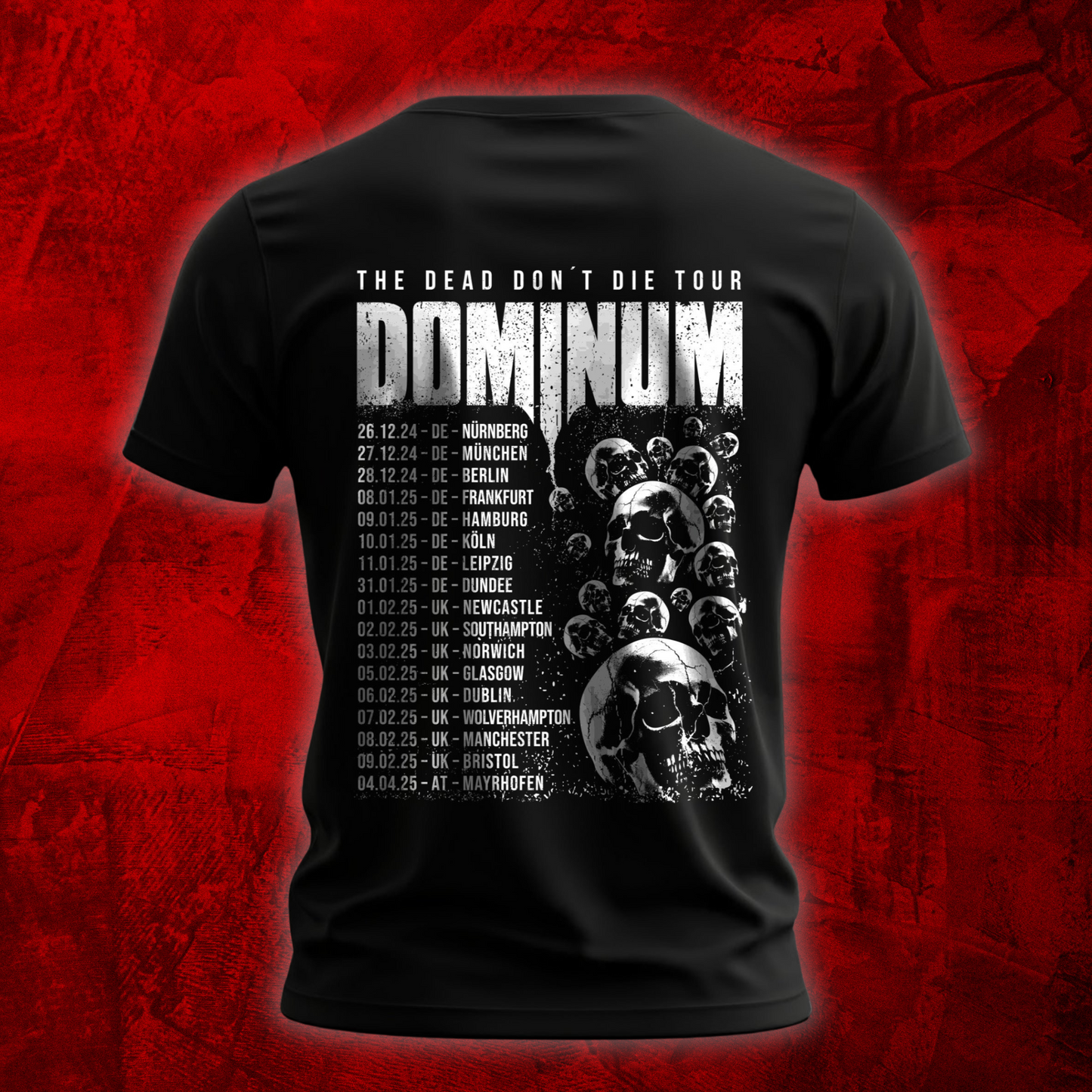 Tour-Shirt The Dead Don't Die 2024/2025