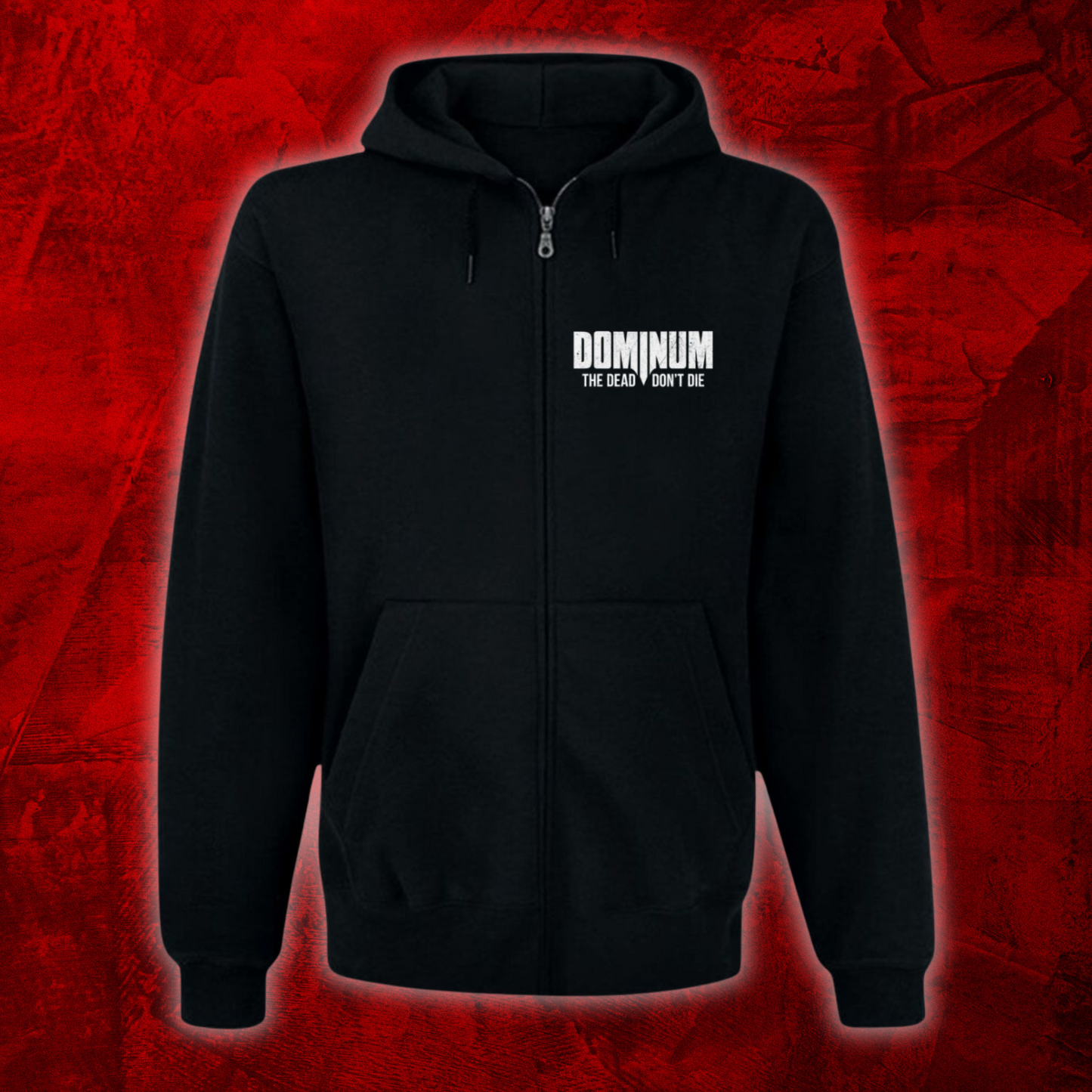 Zipper mit Kapuze "The Dead Don't Die"