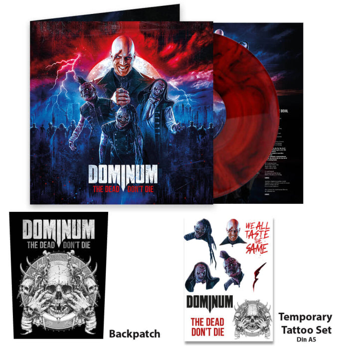 signed Vinyl "The Dead Don't Die" + Backpatch + Tattoo Set