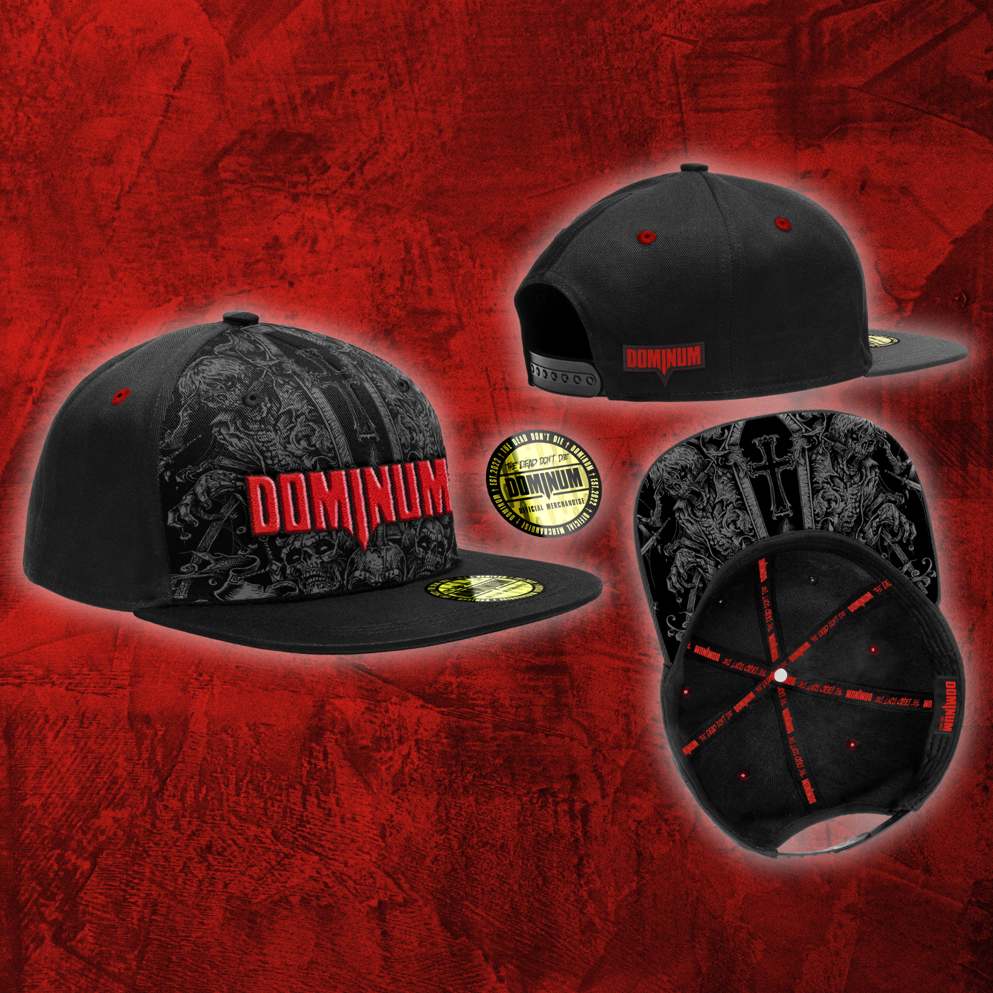 DOMINUM Snapback Cap The Dead Don't Die – Gesamtansicht
